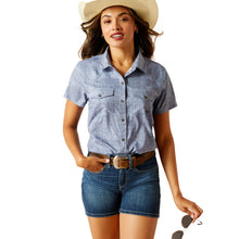 Load image into Gallery viewer, Ariat Womens Western Venttek Short Sleeve Shirt