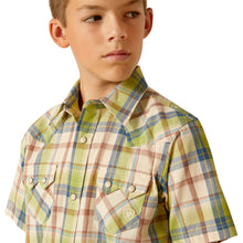 Load image into Gallery viewer, Ariat Boys Hinston Retro Snap Short Sleeve Shirt