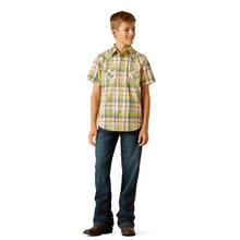 Load image into Gallery viewer, Ariat Boys Hinston Retro Snap Short Sleeve Shirt