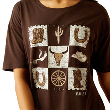 Load image into Gallery viewer, Ariat Womens Checkerboard Short Sleeve Tee