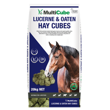 Load image into Gallery viewer, Cubes - Multicube - Lucerne & Oaten Hay Cubes (In Bag)