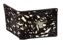 Load image into Gallery viewer, Longhorn Hair On Leather Bi-Fold Wallet