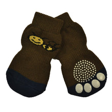 Load image into Gallery viewer, Zeez Non-Slip Pet Socks - Brown Bee
