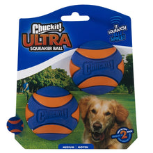 Load image into Gallery viewer, Chuckit Ultra Squeaker Ball - 2 Pack