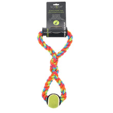 Load image into Gallery viewer, Scream Hand Tug Rope W/Tennis Ball