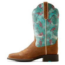 Load image into Gallery viewer, Ariat Womens Round Up Wide Square Toe Boots