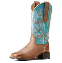 Load image into Gallery viewer, Ariat Womens Round Up Wide Square Toe Stretch Fit Boot
