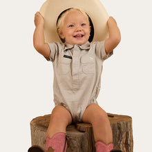 Load image into Gallery viewer, Ringers Western Babies Short Sleeve Work Shirt Romper
