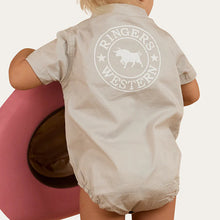 Load image into Gallery viewer, Ringers Western Babies Short Sleeve Work Shirt Romper