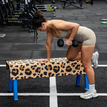 Load image into Gallery viewer, Cheeky Winx Gym Towel - Brown Leopard