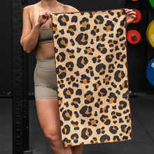 Load image into Gallery viewer, Cheeky Winx Gym Towel - Brown Leopard