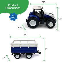 Load image into Gallery viewer, Big Country Toys Remote Control Tractor & Trailer Combo