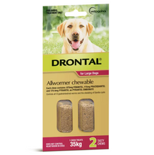 Load image into Gallery viewer, Drontal Allwormer Chewables For Dogs