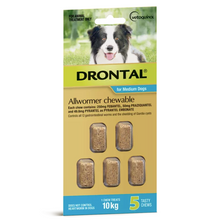 Load image into Gallery viewer, Drontal Allwormer Chewables For Dogs