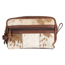 Load image into Gallery viewer, Fort Worth Cowhide Leather Toiletry Bag