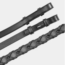 Load image into Gallery viewer, Grainge Elite Laced Leather Reins