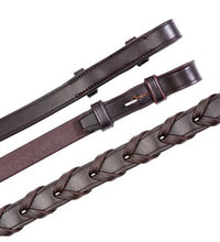Load image into Gallery viewer, Grainge Elite Laced Leather Reins