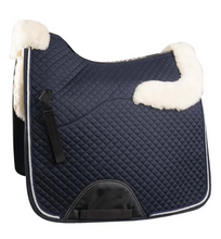 Load image into Gallery viewer, Grainge Sheepskin Dressage Saddlecloth