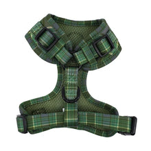 Load image into Gallery viewer, Pablo & Co Green Plaid Adjustable Harness