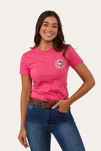 Load image into Gallery viewer, Ringers Western Signature Bull Flag Womens Classic Fit T-Shirt