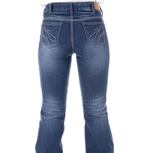 Load image into Gallery viewer, Hitchley & Harrow High Rise Littleton Grey Stitch Jeans