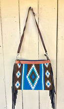 Load image into Gallery viewer, Smooth Like Cactus - Evie - Blue Blanket Handbag