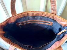 Load image into Gallery viewer, Smooth Like Cactus - Virginia Western Cowhide Tote Bag