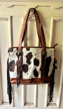 Load image into Gallery viewer, Smooth Like Cactus - Virginia Western Cowhide Tote Bag