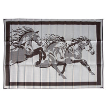 Load image into Gallery viewer, Outdoor Floor Mat Reversible Horse Design