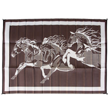 Load image into Gallery viewer, Outdoor Floor Mat Reversible Horse Design
