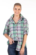 Load image into Gallery viewer, Hitchley & Harrow - The LC Collection - Emerald Navy & Hot Pink Linen Shirt