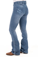 Load image into Gallery viewer, Hitchley & Harrow Ultra High Rise Jacksonville Baby Blue Stitch Jeans