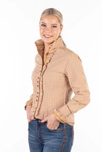 Load image into Gallery viewer, Hitchley & Harrow Fitted Mustard Check Shirt