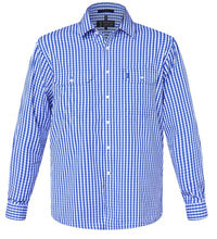 Load image into Gallery viewer, Pilbara Mens Check Long Sleeve Shirt