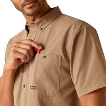 Load image into Gallery viewer, Ariat Mens Rebar Made Tough 360 Airflow Short Sleeve Work Shirt