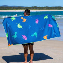 Load image into Gallery viewer, Cheeky Winx Xl Beach Towel - Dinosaurs
