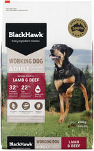 Load image into Gallery viewer, Black Hawk Working Dog Lamb & Beef