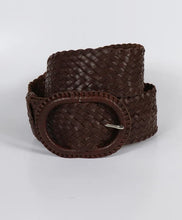 Load image into Gallery viewer, Hitchley & Harrow Plaited Belt With Oval Buckle