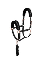 Load image into Gallery viewer, Horze Glarus Faux Fur Halter & Lead Set