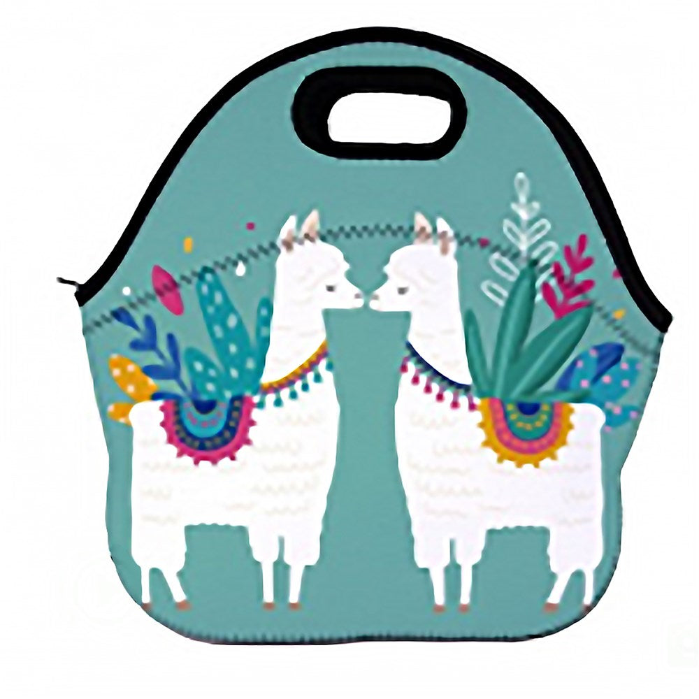 Quest Neoprene Lunch Bag - Llama & Water Bottle main image 1