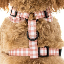 Load image into Gallery viewer, Pablo & Co Chocolate Gingham Adjustable Harness