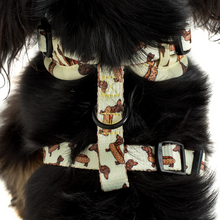 Load image into Gallery viewer, Pablo & Co Wiener Dogs Adjustable Harness