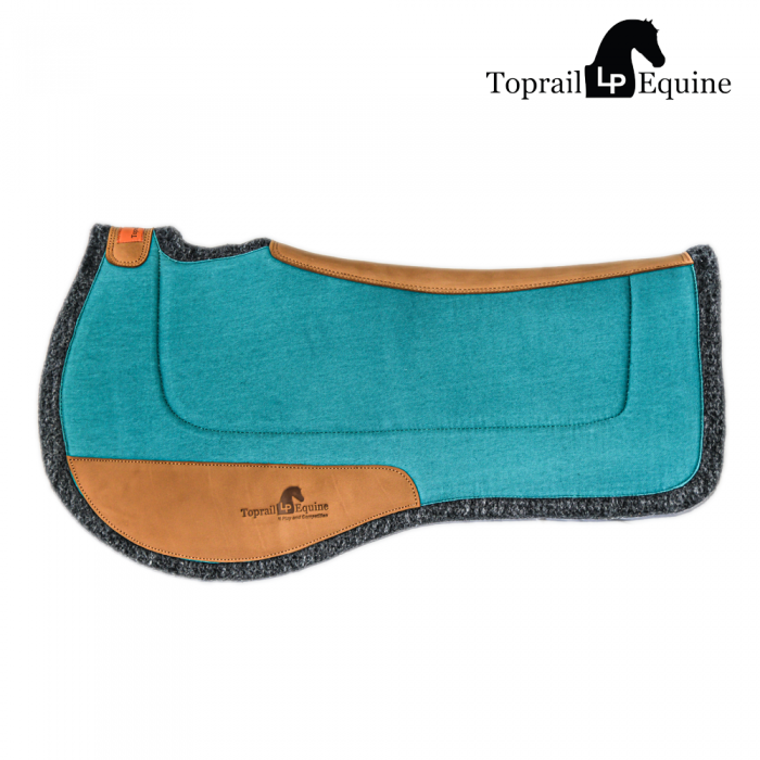 TOPRAIL EQUINE CONTOURED WOOL FELT PAD Saddleworld NT