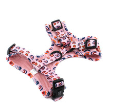 Load image into Gallery viewer, Pablo & Co Pink Rainbows Adjustable Harness