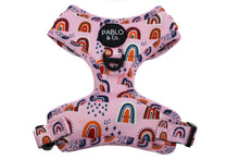 Load image into Gallery viewer, Pablo & Co Pink Rainbows Adjustable Harness