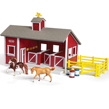 Load image into Gallery viewer, Breyer Stablemates Red Stable Set