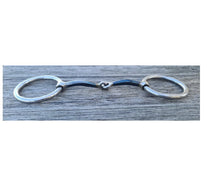 Load image into Gallery viewer, Toprail Medium Loose Ring Sweet Iron Lock-Up Snaffle
