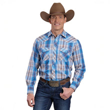 Load image into Gallery viewer, Roper Mens Karman Classic 55/45 Collection Plaid Long Sleeve Shirt
