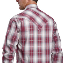 Load image into Gallery viewer, Stetson Mens Ombre Plaid Snap Long Sleeve Shirt
