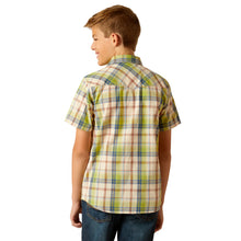 Load image into Gallery viewer, Ariat Boys Hinston Retro Snap Short Sleeve Shirt
